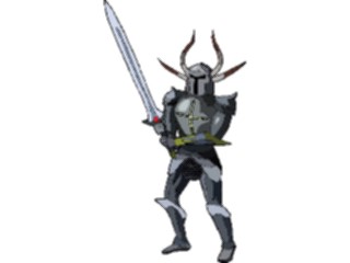 Sticker Custom Preview Image #057465 Fantasy Medieval Images Warrior Knightwith Sword2