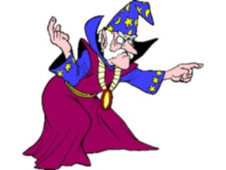 Sticker Custom Preview Image #057544 Fantasy Medieval Images Wizard Casting Spell3