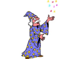 Sticker Custom Preview Image #057547 Fantasy Medieval Images Wizard Casting Spell6