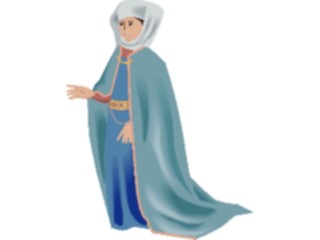 Sticker Custom Preview Image #057577 Fantasy Medieval Images Woman03