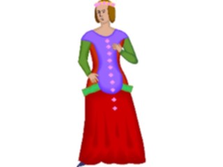 Sticker Custom Preview Image #057583 Fantasy Medieval Images Woman09