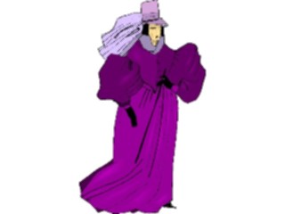 Sticker Custom Preview Image #057596 Fantasy Medieval Images Womanin Victorian Coat