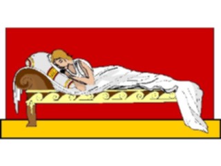 Sticker Custom Preview Image #057603 Fantasy Medieval Images Woman Sleeping