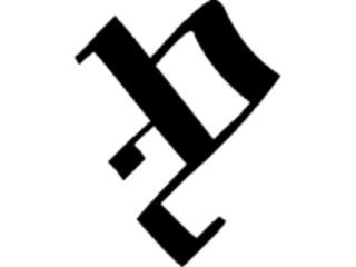 Sticker Custom Preview Image #058081 Fantasy Medieval Tolkein Scripts Tengwanda Gothic Rd