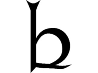 Sticker Custom Preview Image #058123 Fantasy Medieval Tolkein Scripts Tengwanda Namarie F Foremen