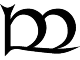 Sticker Custom Preview Image #058131 Fantasy Medieval Tolkein Scripts Tengwanda Namarie M Malta