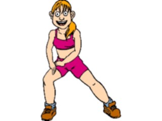 Sticker Custom Preview Image #058175 Fitness Cartoons General Aerobics04