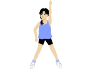 Sticker Custom Preview Image #058177 Fitness Cartoons General Aerobics06