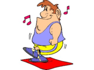 Sticker Custom Preview Image #058181 Fitness Cartoons General Aerobics10