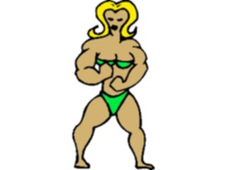 Sticker Custom Preview Image #058205 Fitness Cartoons General Body Builder04