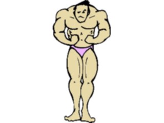 Sticker Custom Preview Image #058206 Fitness Cartoons General Body Builder05