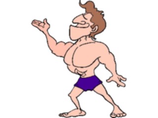 Sticker Custom Preview Image #058215 Fitness Cartoons General Body Builder14