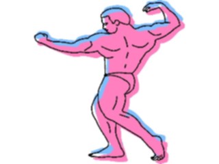 Sticker Custom Preview Image #058220 Fitness Cartoons General Body Builder19