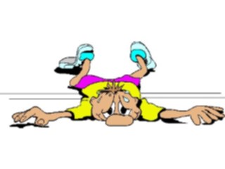 Sticker Custom Preview Image #058237 Fitness Cartoons General Exhausted