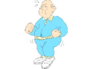 Sticker Custom Preview Image #058248 Fitness Cartoons General Jogging02