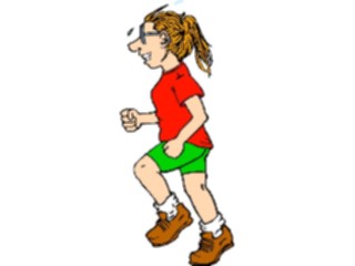 Sticker Custom Preview Image #058249 Fitness Cartoons General Jogging03