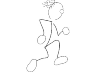 Sticker Custom Preview Image #058255 Fitness Cartoons General Jogging09