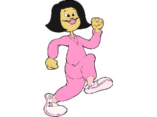 Sticker Custom Preview Image #058258 Fitness Cartoons General Jogging12