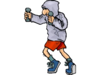 Sticker Custom Preview Image #058263 Fitness Cartoons General Jogging17