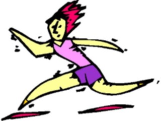 Sticker Custom Preview Image #058264 Fitness Cartoons General Jogging18