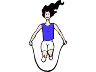 Sticker Custom Preview Image #058269 Fitness Cartoons General Jumping Rope2