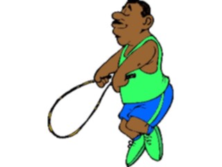 Sticker Custom Preview Image #058271 Fitness Cartoons General Jumping Rope4