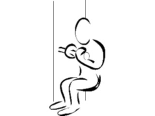 Sticker Custom Preview Image #058281 Fitness Cartoons General Pull Ups1