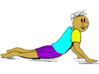 Sticker Custom Preview Image #058283 Fitness Cartoons General Push Ups1