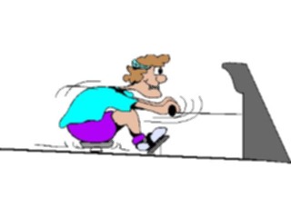 Sticker Custom Preview Image #058287 Fitness Cartoons General Rowing Machine1