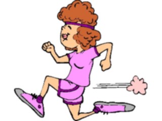 Sticker Custom Preview Image #058291 Fitness Cartoons General Runner2