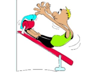 Sticker Custom Preview Image #058297 Fitness Cartoons General Sit Ups1