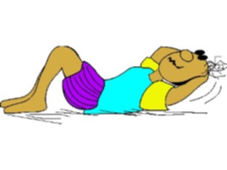 Sticker Custom Preview Image #058298 Fitness Cartoons General Sit Ups2