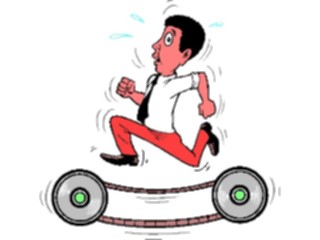 Sticker Custom Preview Image #058308 Fitness Cartoons General Treadmill03