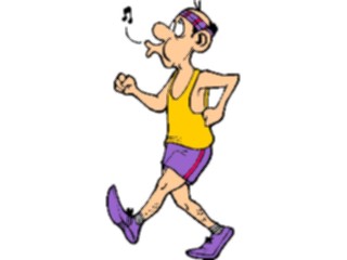 Sticker Custom Preview Image #058325 Fitness Cartoons General Walking8