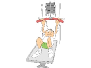 Sticker Custom Preview Image #058345 Fitness Cartoons General Weight Lifting01