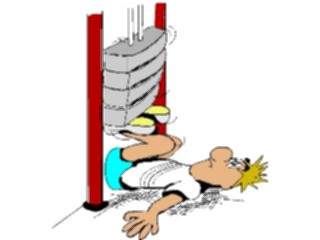 Sticker Custom Preview Image #058372 Fitness Cartoons General Weight Lifting28