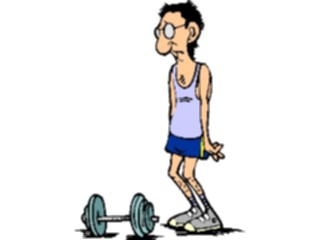 Sticker Custom Preview Image #058397 Fitness Cartoons General Weight Lifting53