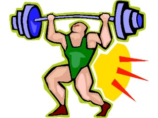 Sticker Custom Preview Image #058410 Fitness Cartoons General Weight Lifting66