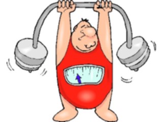 Sticker Custom Preview Image #058412 Fitness Cartoons General Weight Lifting68