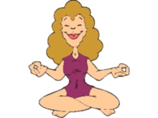 Sticker Custom Preview Image #058436 Fitness Cartoons General Yoga2