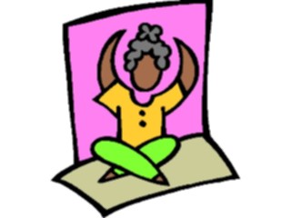 Sticker Custom Preview Image #058437 Fitness Cartoons General Yoga3