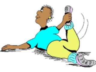 Sticker Custom Preview Image #058442 Fitness Cartoons Stretching Stretch05