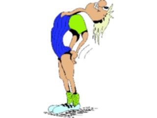 Sticker Custom Preview Image #058448 Fitness Cartoons Stretching Stretch11