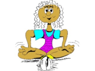 Sticker Custom Preview Image #058451 Fitness Cartoons Stretching Stretch14