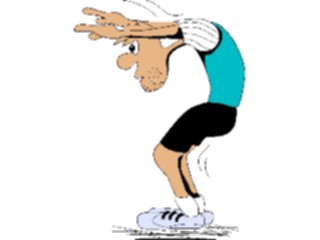 Sticker Custom Preview Image #058456 Fitness Cartoons Stretching Stretch19