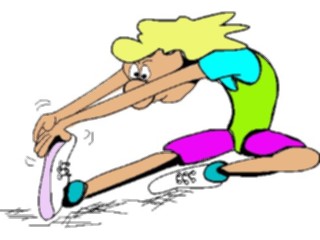 Sticker Custom Preview Image #058457 Fitness Cartoons Stretching Stretch20