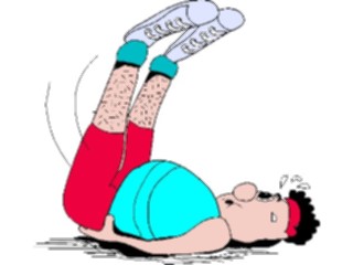 Sticker Custom Preview Image #058459 Fitness Cartoons Stretching Stretch22