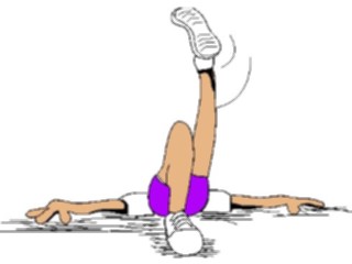 Sticker Custom Preview Image #058463 Fitness Cartoons Stretching Stretch26