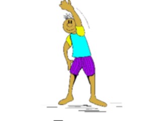 Sticker Custom Preview Image #058466 Fitness Cartoons Stretching Stretch29