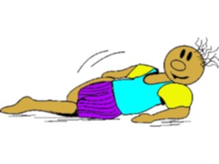 Sticker Custom Preview Image #058467 Fitness Cartoons Stretching Stretch30